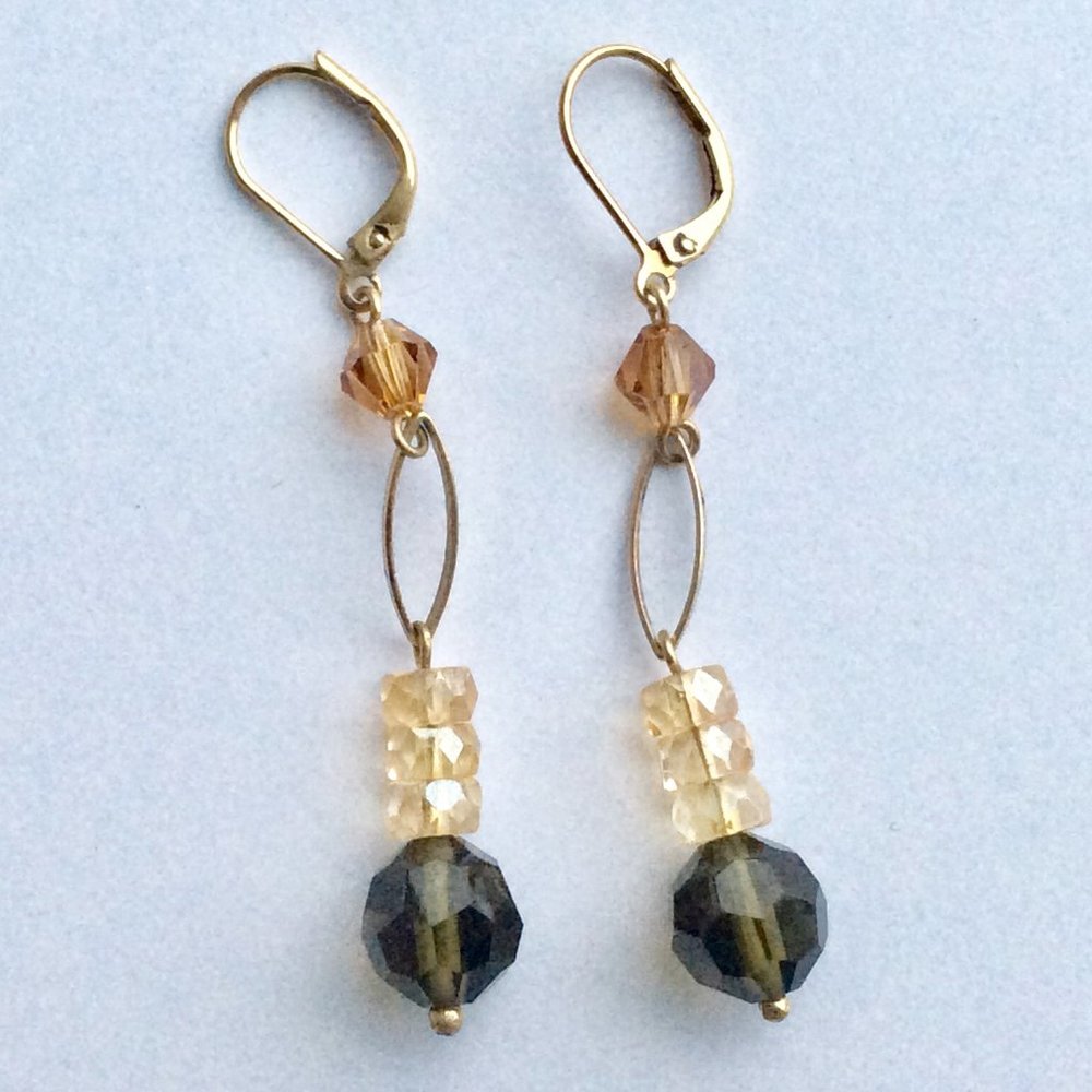 Minimal Gold Linear Earrings